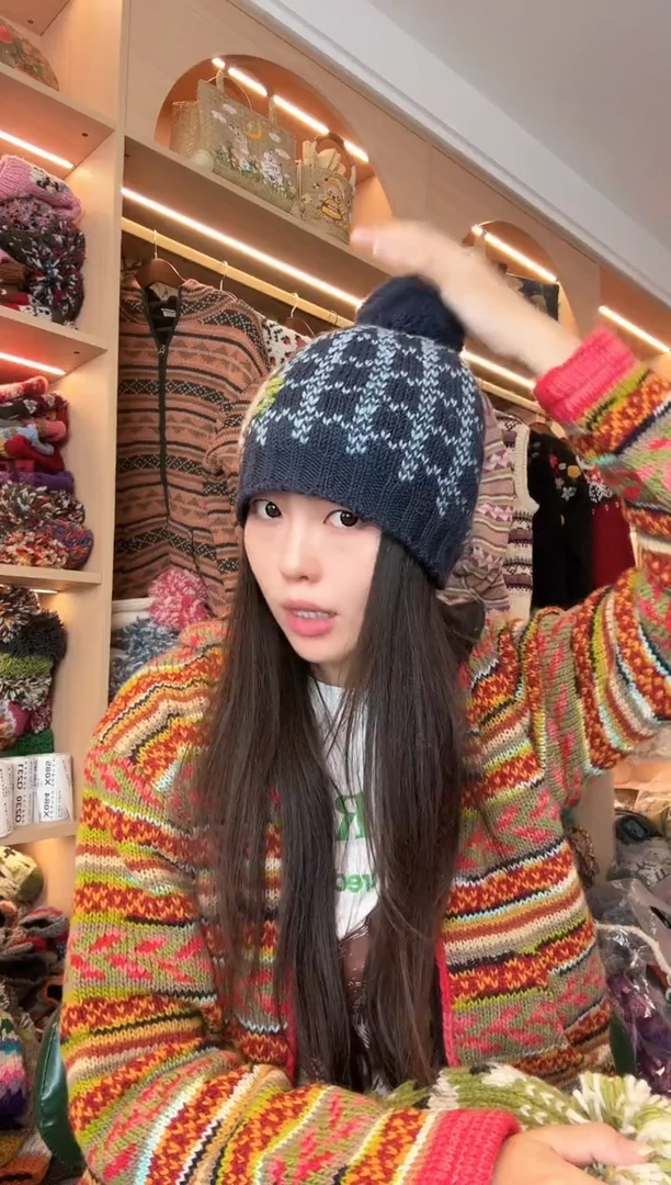 羊毛小香风帽58头围