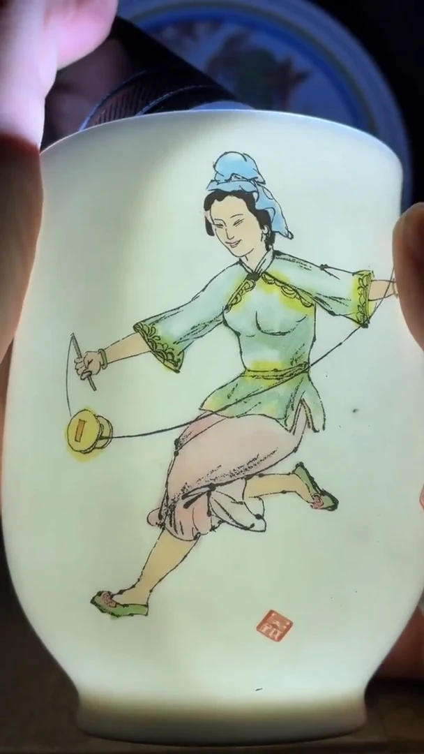 摆件瓷AB19景德镇陶瓷摆件