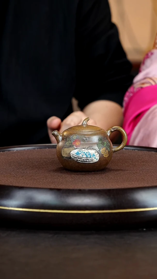 茶壶紫砂清砂堂紫砂专场作品97：小葫芦   170CC