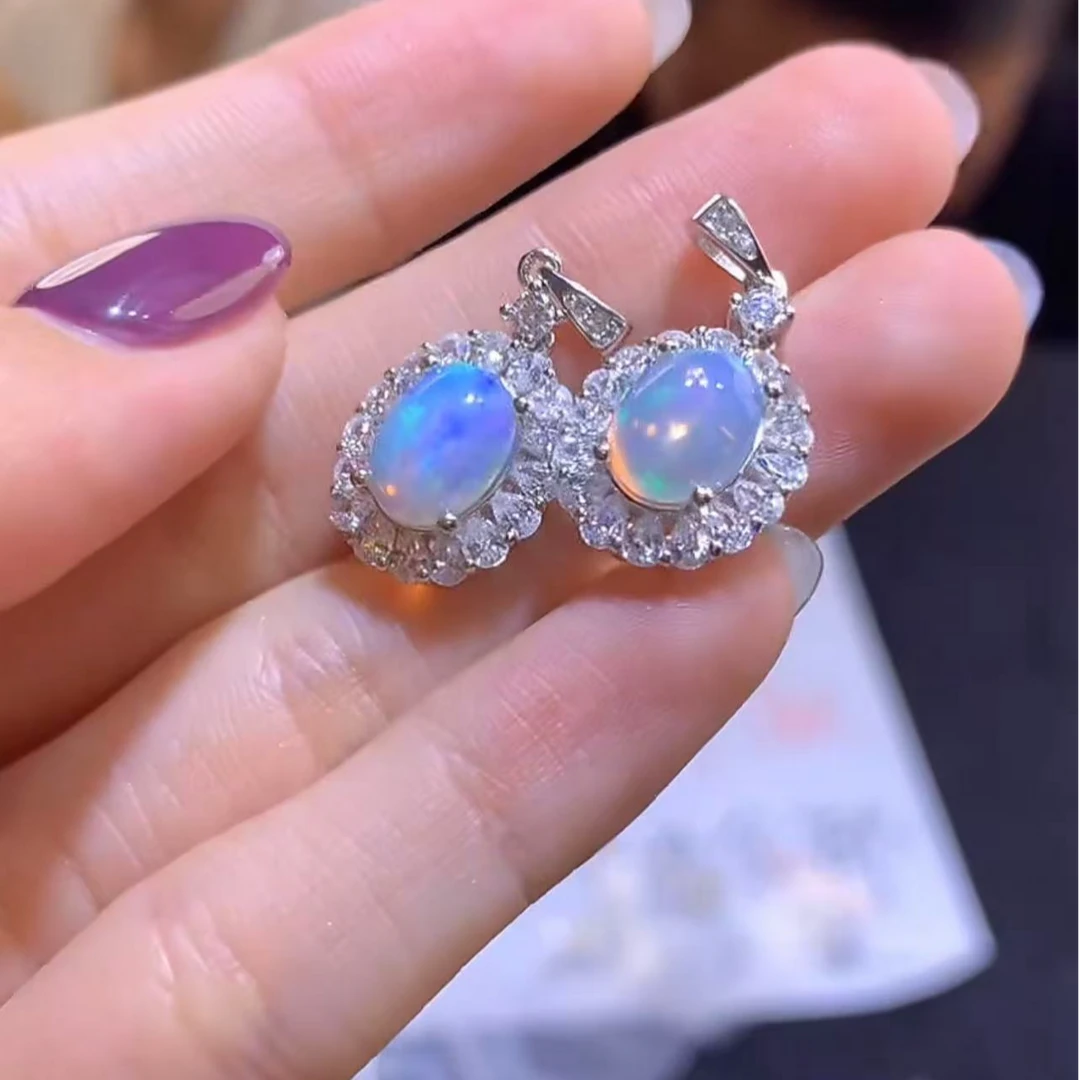 【逍遥】欧泊蛋面吊坠*001/46/多样性发/1件