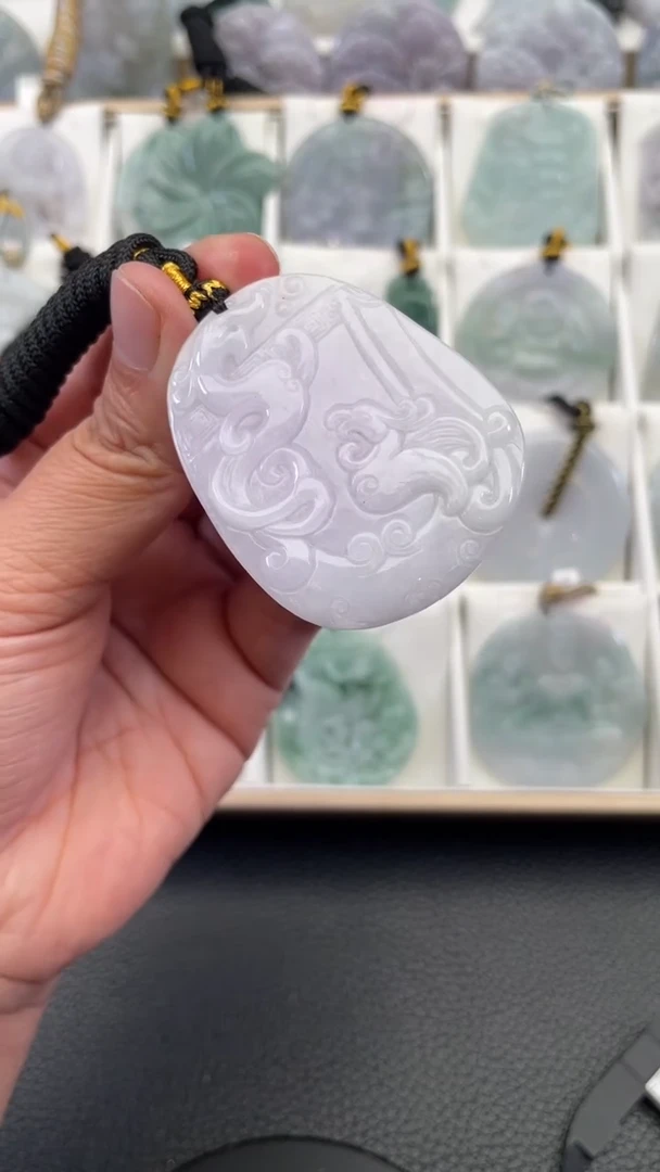 颈饰未镶嵌翡翠天然缅甸翡翠A货363