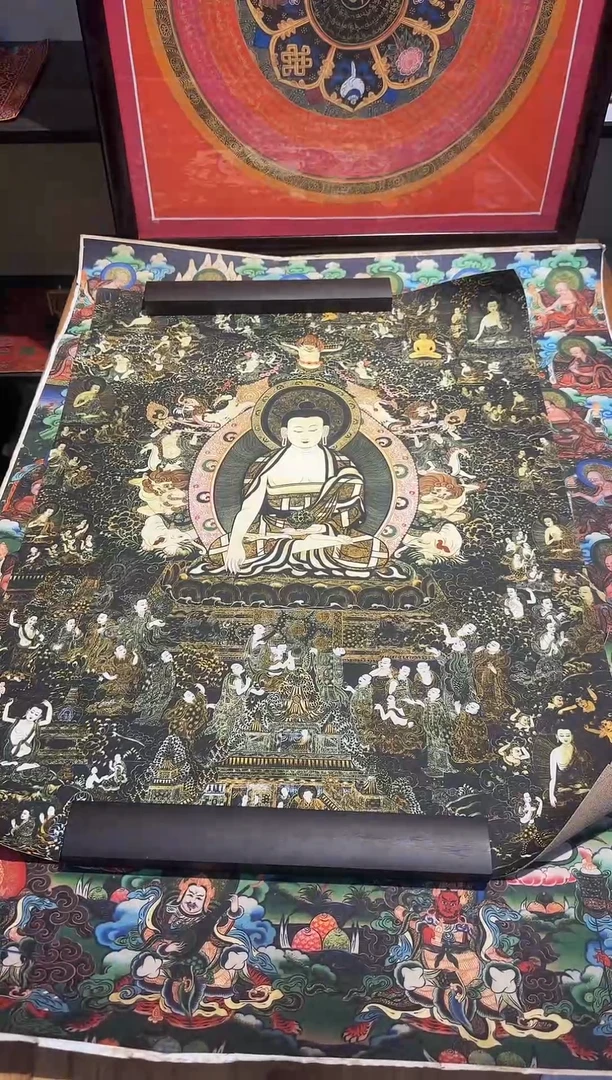 装裱画16001 万FO朝中