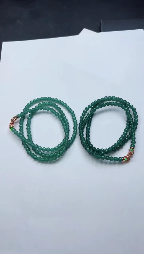 翡翠未镶嵌颈饰项链【多样性发货一件】
