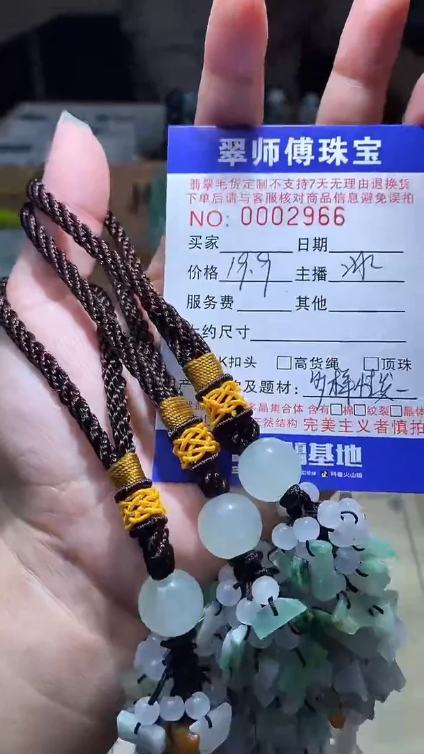 颈饰未镶嵌翡翠多样性发其一2966