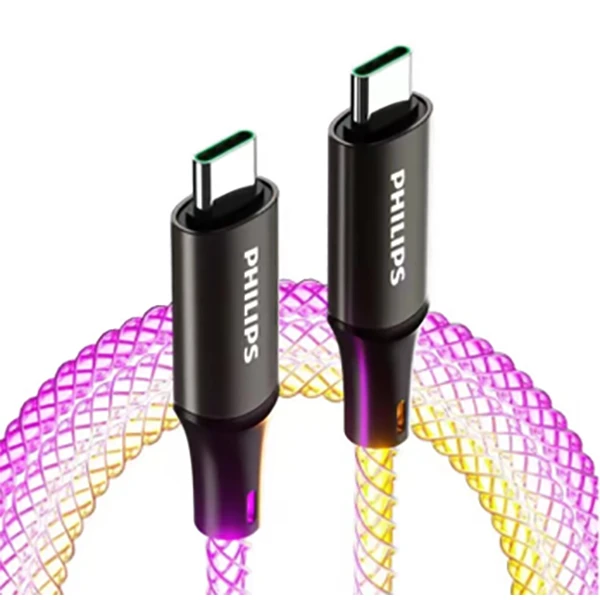 Philips/飞利浦飞利浦炫彩数据线 60w快充 1米RGB线
