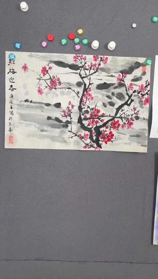 国画国画山水花鸟作品