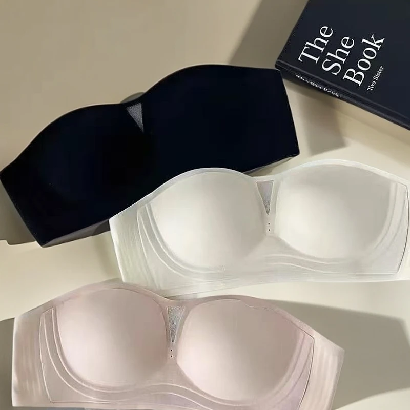 【不会掉】文胸韩式性感约会一片式舒适日常防走光胸罩无痕