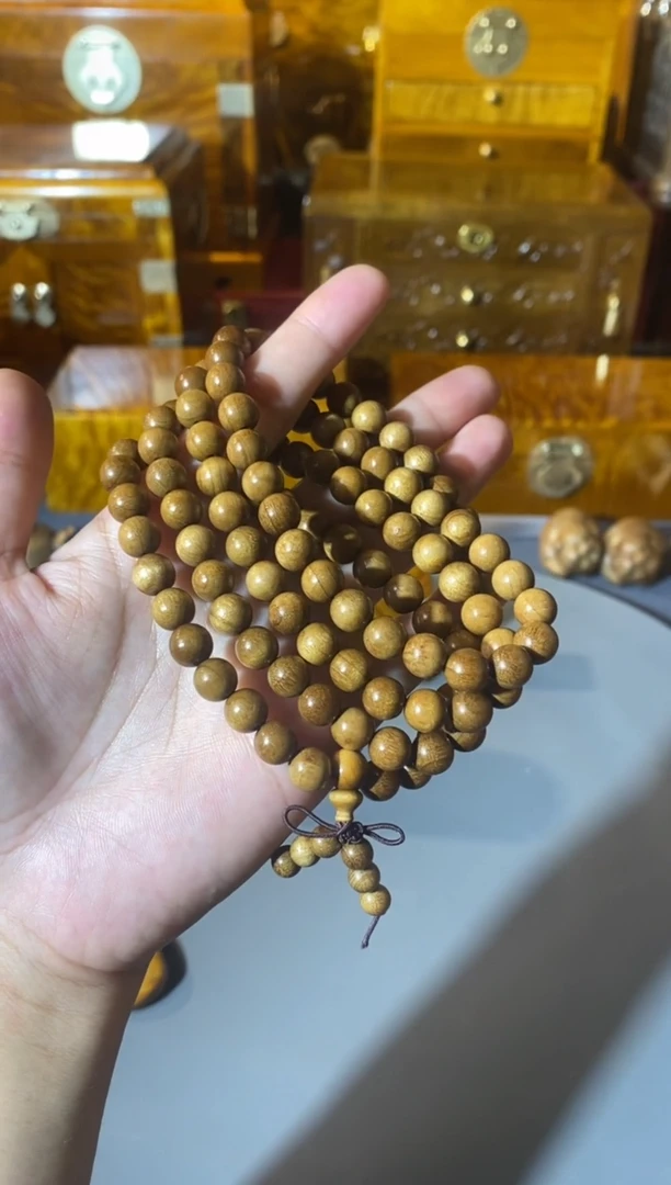 金丝楠小叶桢楠 0.8手串108颗