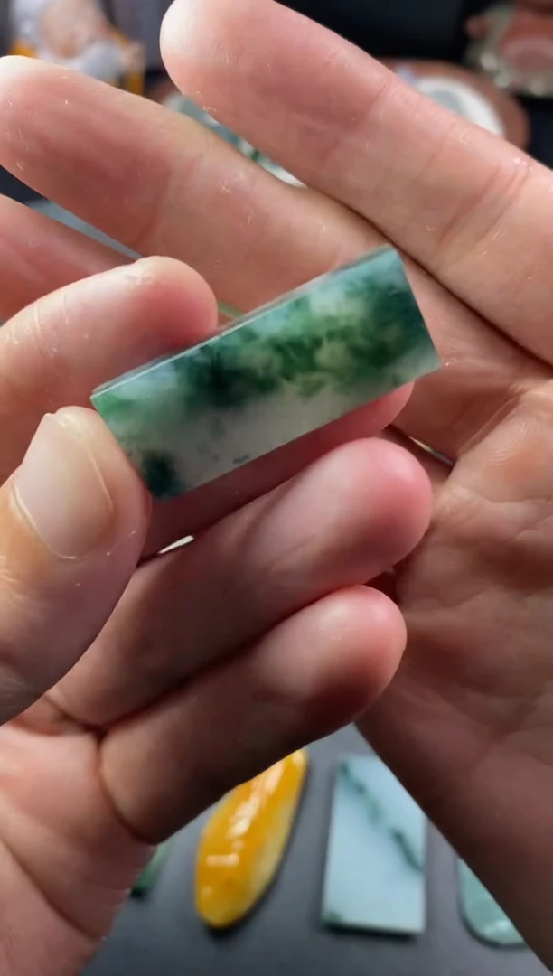 未镶嵌定制翡翠翡翠片料定制未镶嵌12.23-7