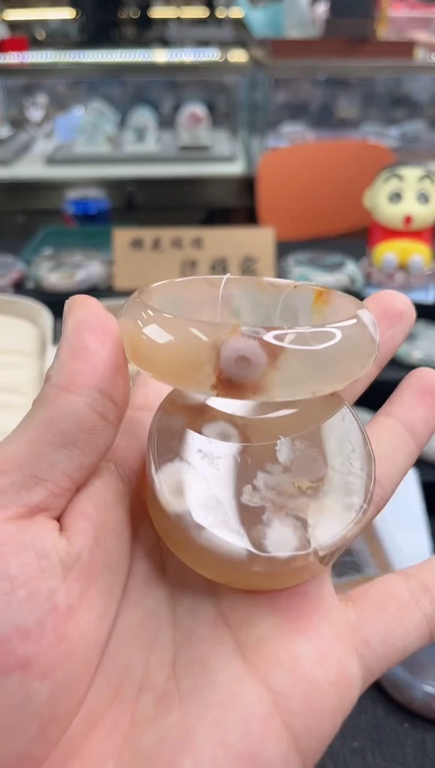 未镶嵌手镯石英质玉53圈口 （赠品镯心）3658152