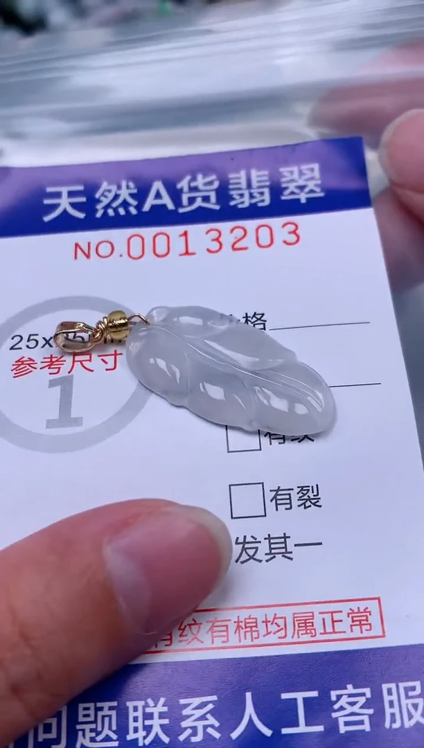 吊坠(赠链)未镶嵌翡翠1