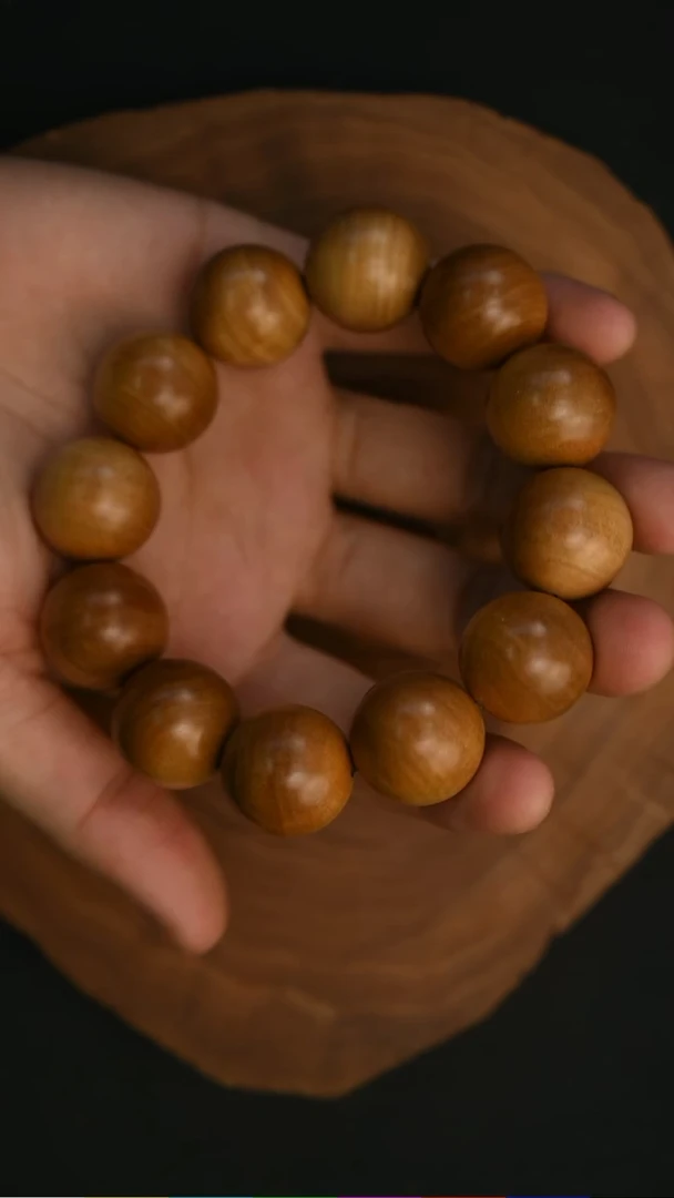 檀香木手串/手链官仓老料2.0横 多样性发其一-2号 好品相