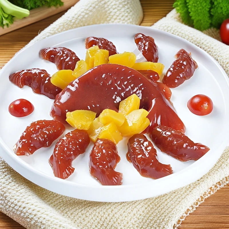 山楂锦鲤小锦鲤年货鱼 吉庆有余山楂糕大鱼一条+10条小鱼