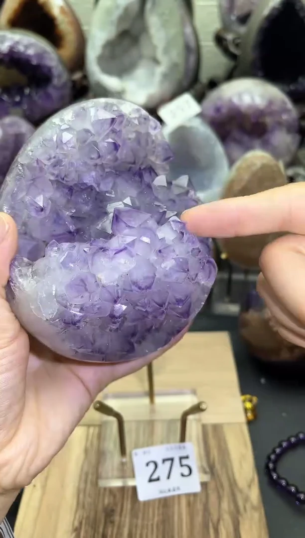 未镶嵌紫晶大型摆件（非配饰）275高龙蛋
