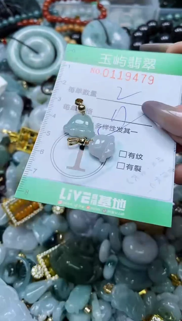 翡翠未镶嵌颈饰闪购0119479多样性发其一