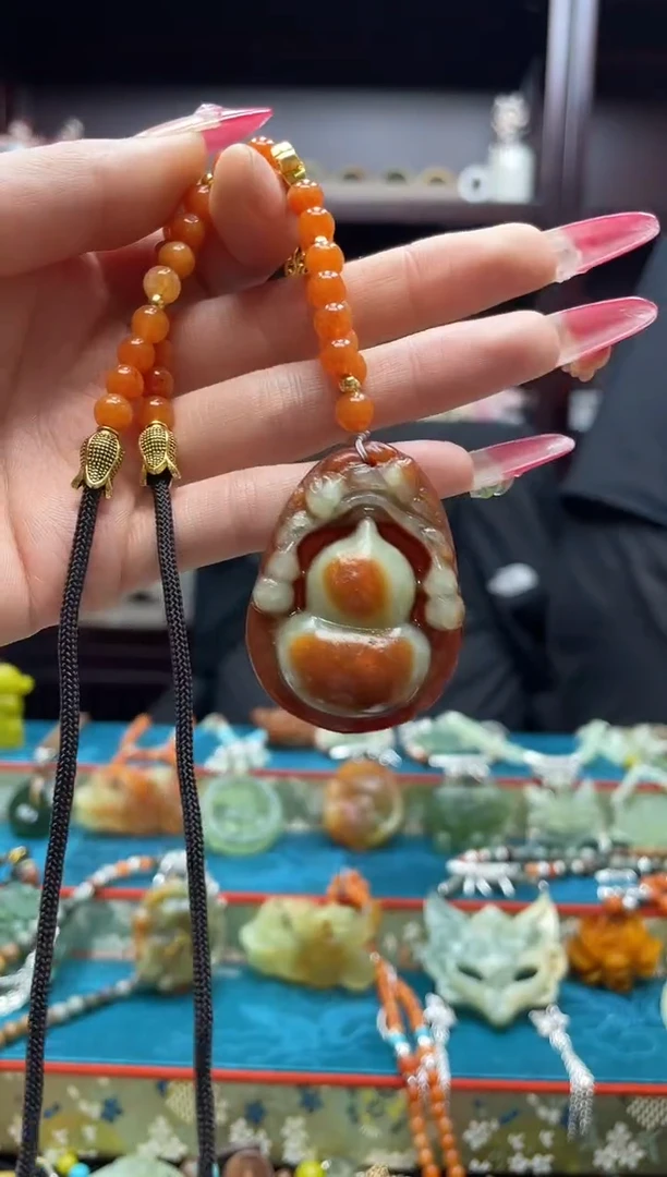 未镶嵌岫玉吊坠·多样性发货*拍一发一