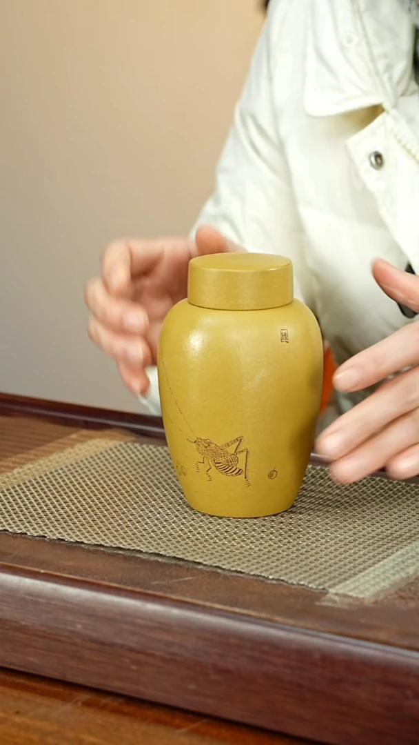 宜兴原矿紫砂茶叶罐