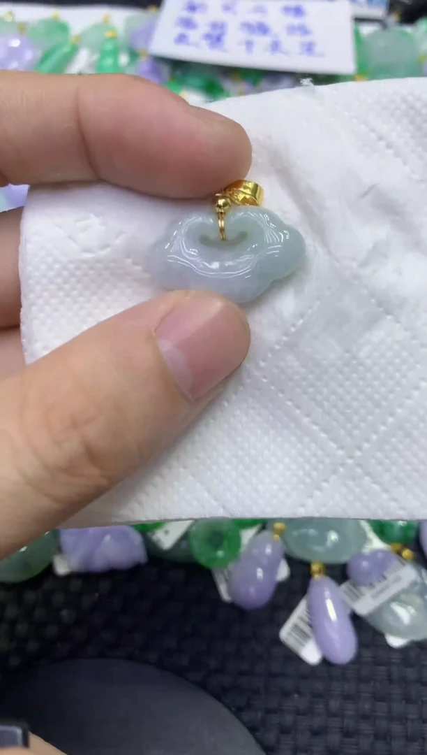 颈饰未镶嵌翡翠天然缅甸A货翡翠