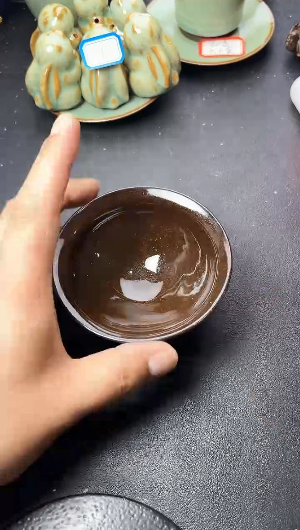 茶盏75叶紫建盏叶紫