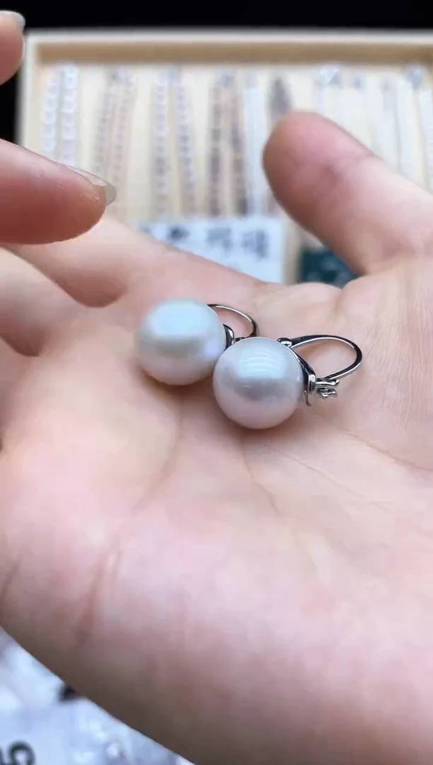 未镶嵌淡水珍珠耳饰茶壶多其性发其一