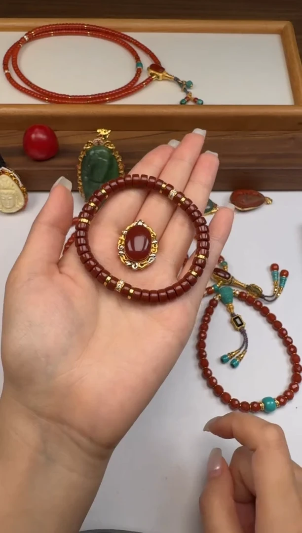 未镶嵌绿松石配饰配饰熬***～手串手串