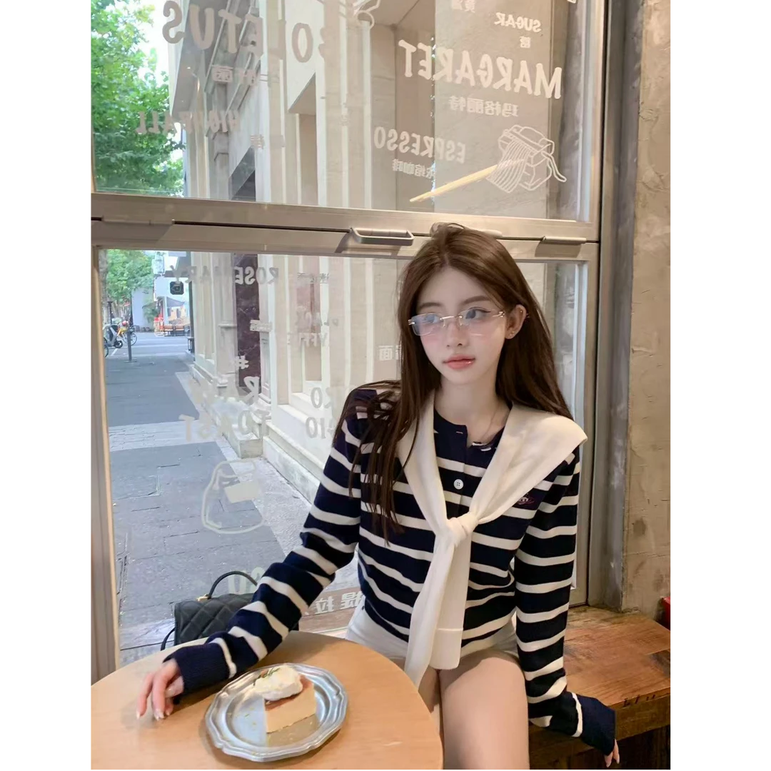 秋季时尚简约气质披肩百搭休闲设计感L1656