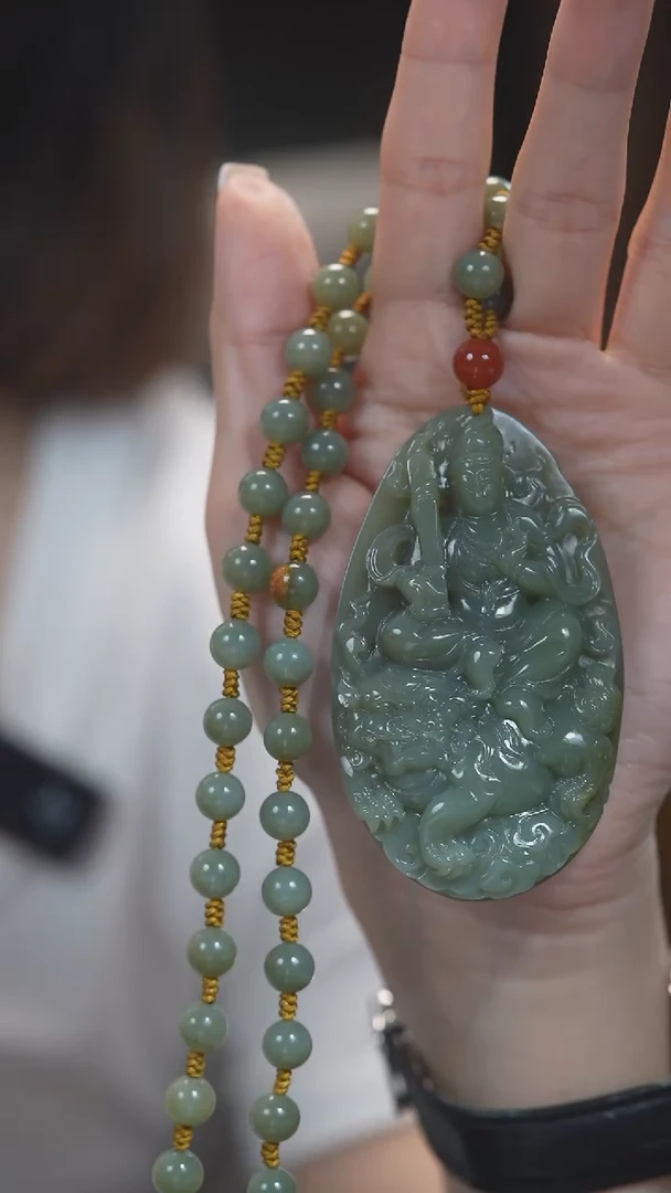 颈饰未镶嵌和田玉文殊