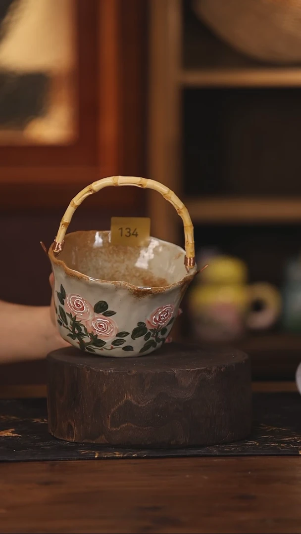 陶瓷便携款景德镇高温手绘陶瓷134