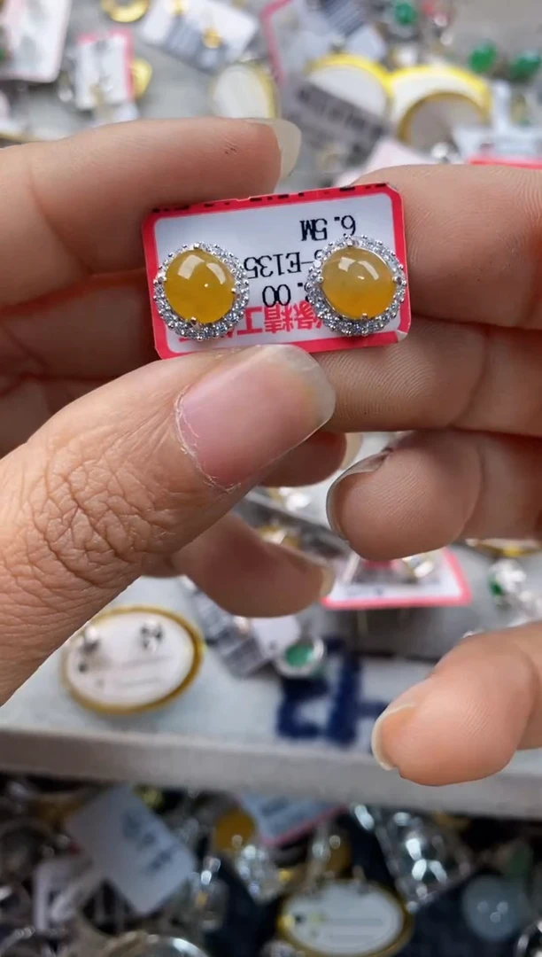 银S925镶嵌戒指翡翠1212---4