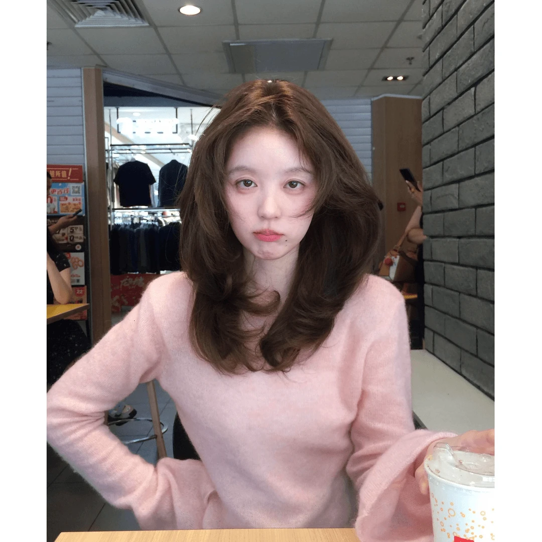 韩系圆领长袖针织衫上衣女秋季2025内搭打底毛衣宽松直筒阔腿裤女