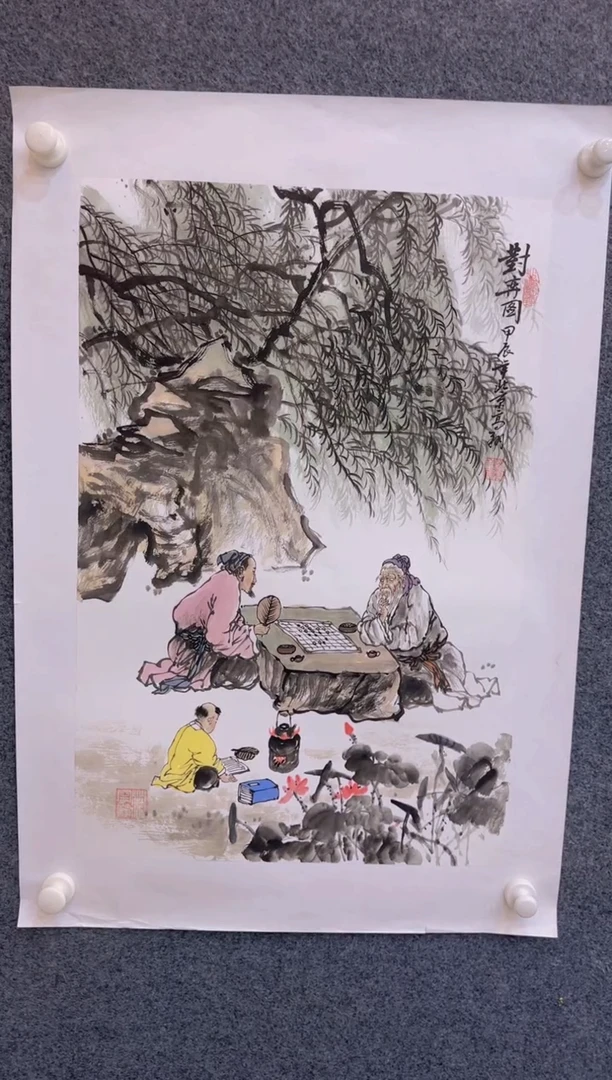 【闪购商品】国画1.31展馆-冯高翔四尺三开-人物105