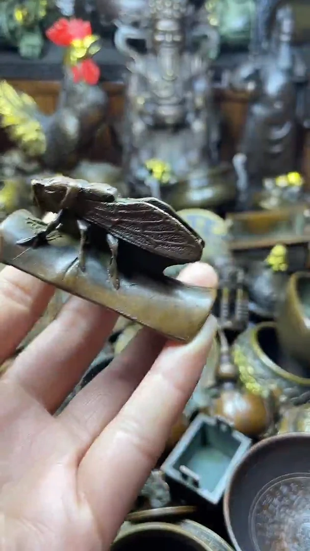 闪购链接，点击下单，有运费险，铜摆件