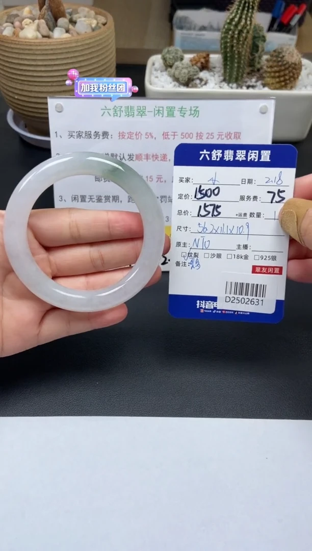 【闪购商品】翡翠手镯未镶嵌D2502631