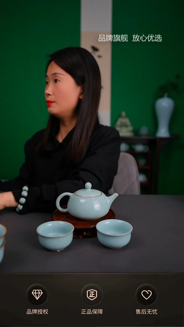 【闪购商品】天青臻稀小石瓢壶不完美 一壶两杯