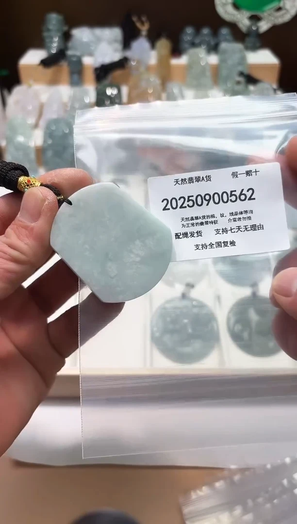 颈饰未镶嵌翡翠天然A货翡翠20250906