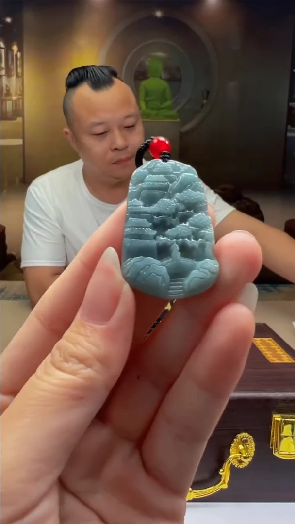 翡翠未镶嵌颈饰SY2025-7-28-124