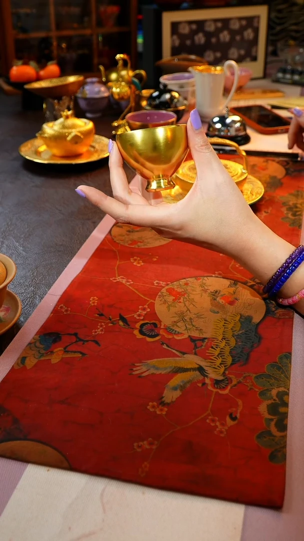 茶杯紫砂【宜景窑系列】蓝杯子