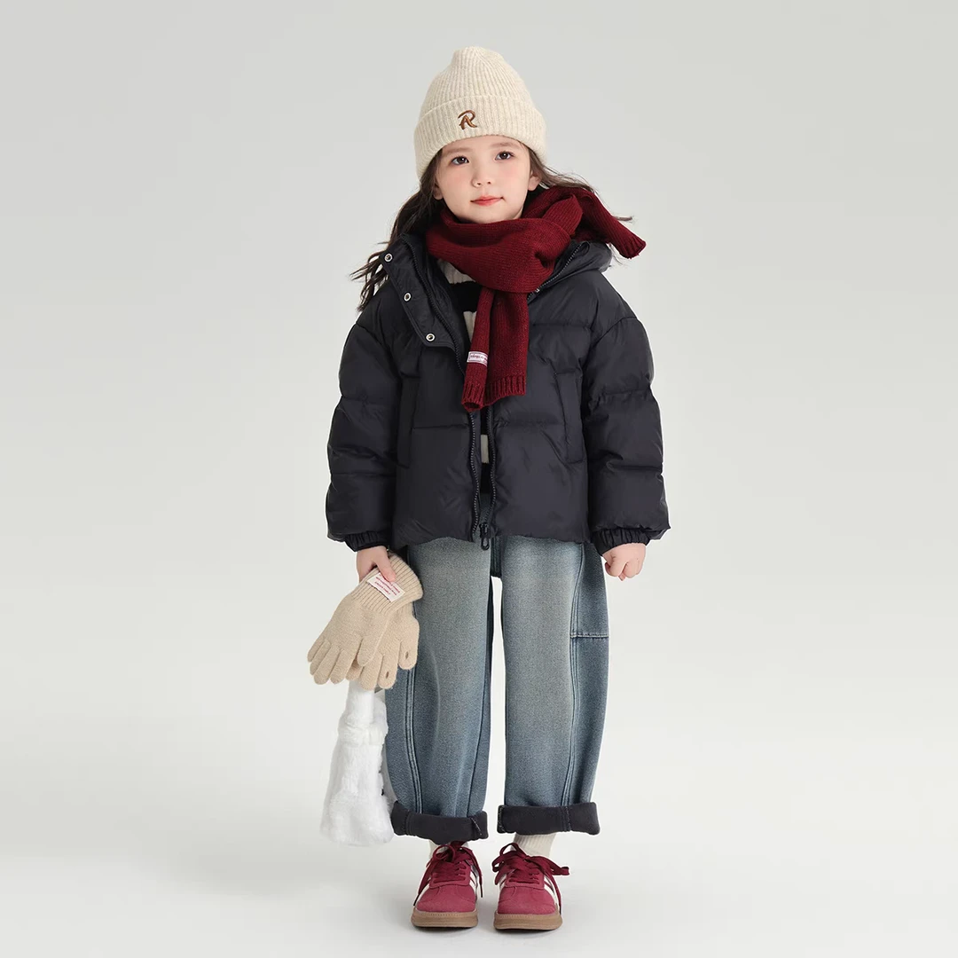 新款冬季男女中大童外套