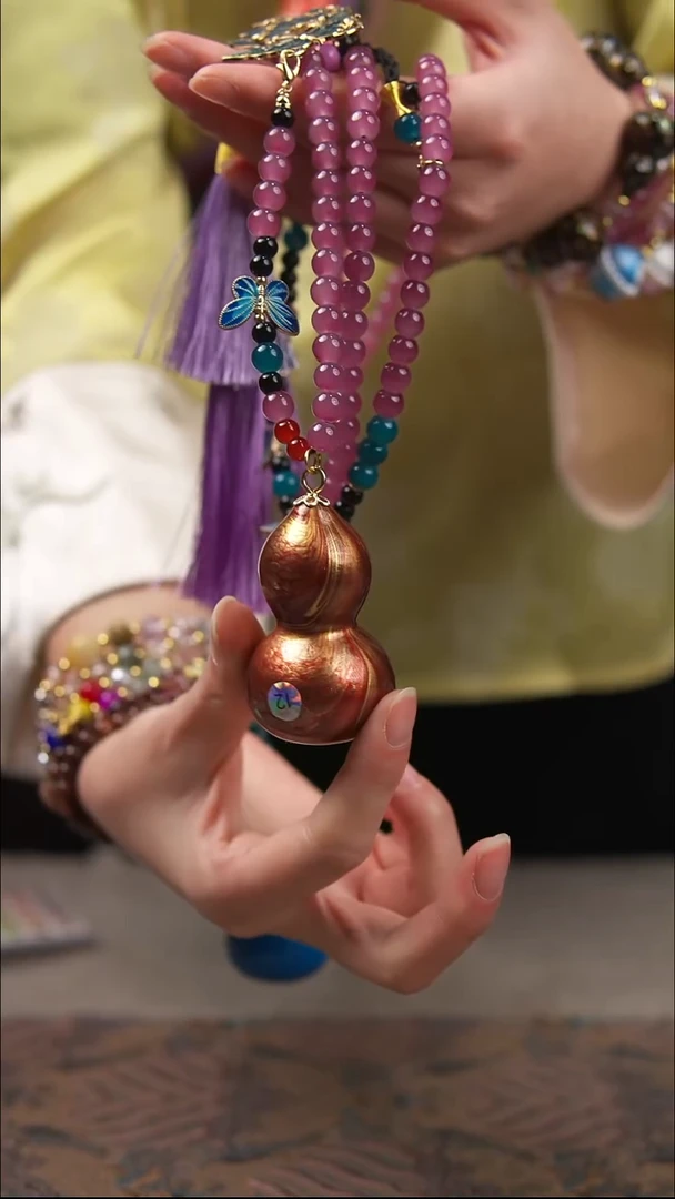 028玖澄文创漆艺葫芦国风配饰葫芦系列