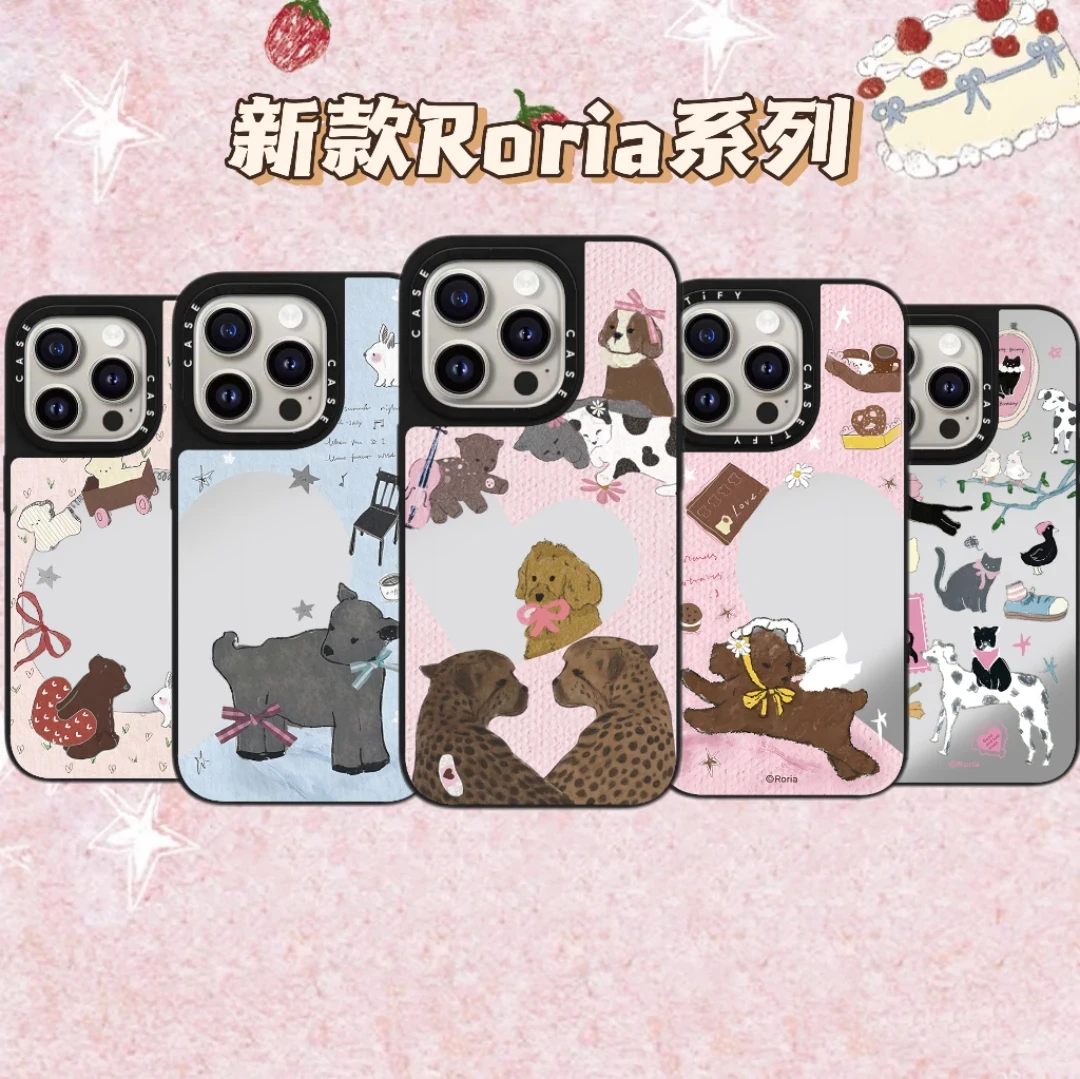 【新款Roria系列】CASE明星同款16pro防摔壳适用于14pro镜面13