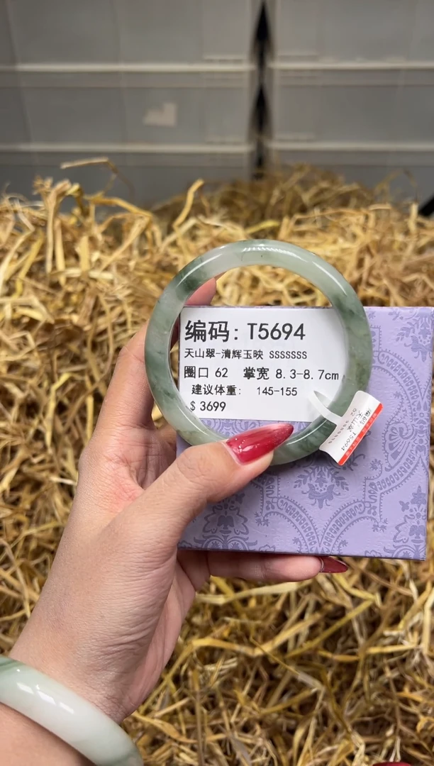 未镶嵌手镯石英质玉T5694