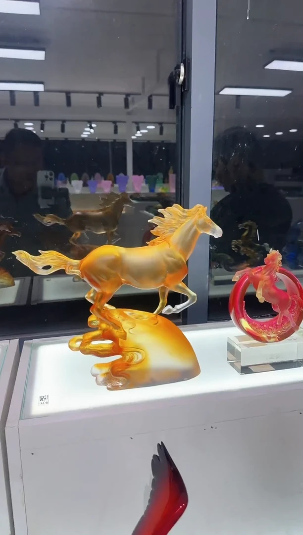 手工艺品琉璃古法琉璃大号风云马