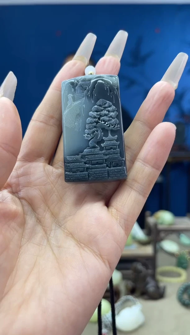 颈饰未镶嵌和田玉1