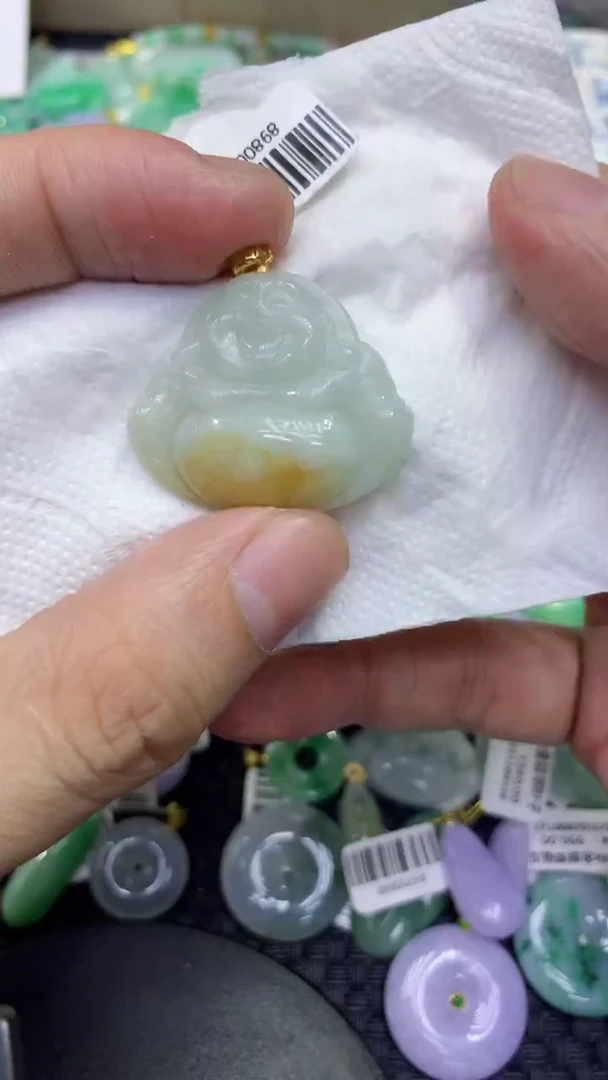 颈饰未镶嵌翡翠天然缅甸A货翡翠