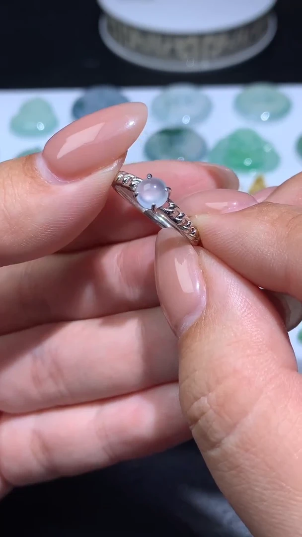 未镶嵌戒指翡翠净货