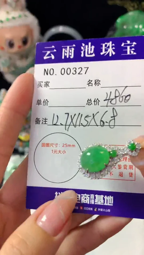 颈饰银S925镶嵌翡翠翡翠