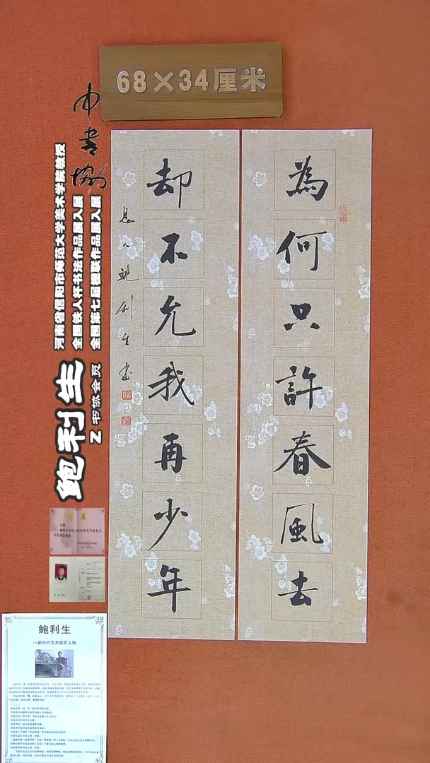 【闪购商品】书法229鲍利生书法作品