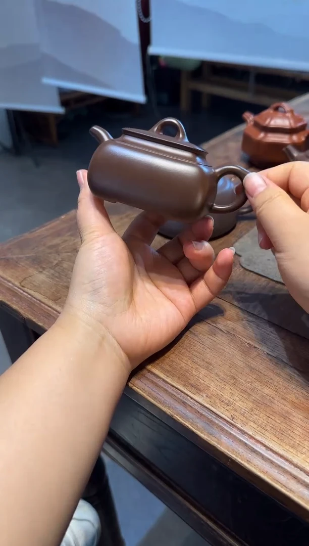 茶壶紫砂。**。长四方 紫砂壶