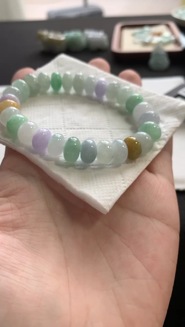 未镶嵌手串翡翠翡翠手串F1474-2