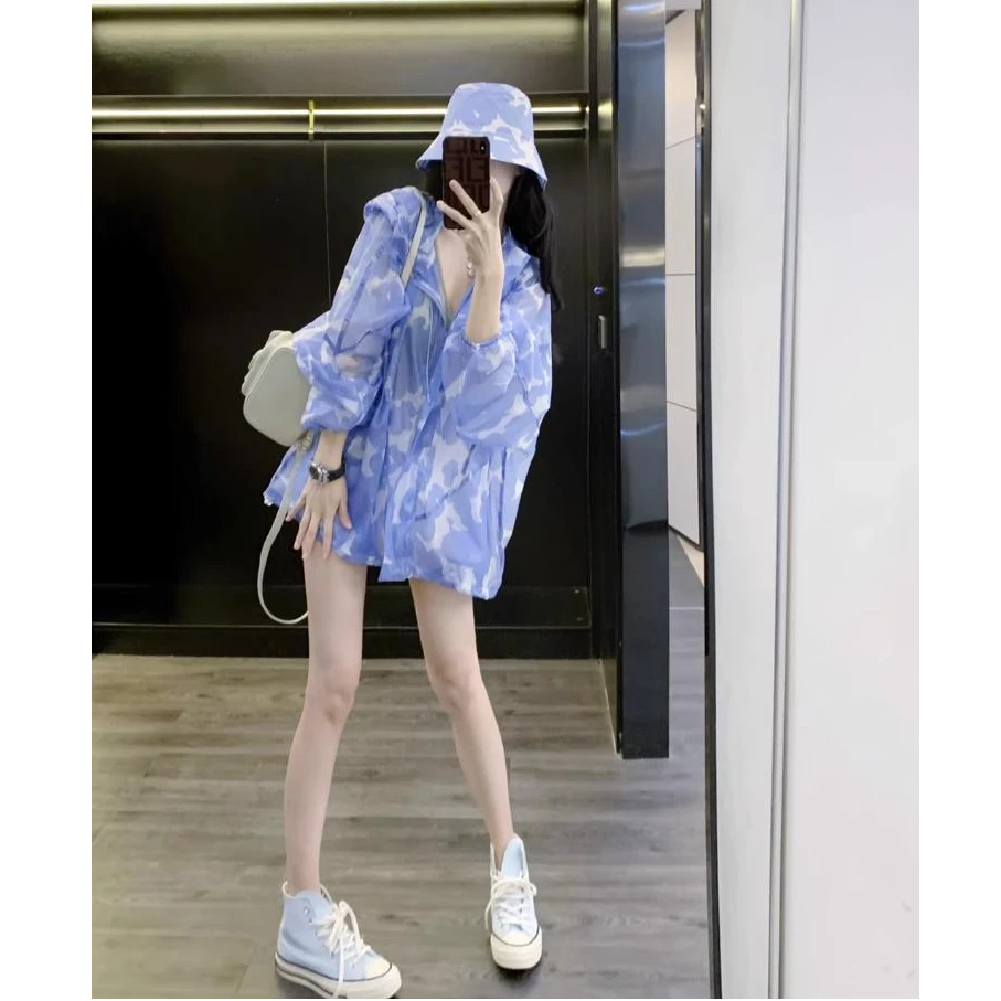 春夏装新款2025夏季防晒服休闲外套宽松显瘦减龄女装透气